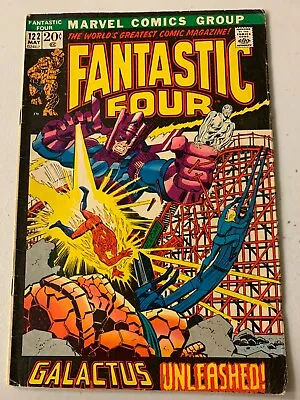 Buy Fantastic Four #122 Marvel 1st Series (6.0 FN) Silver Surfer Vs Galactus (1972) • 27.66£