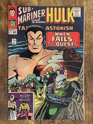 Buy Tales To Astonish #74 - STUNNING HIGH GRADE - Hulk | Sub-Mariner - Marvel Comics • 10.05£