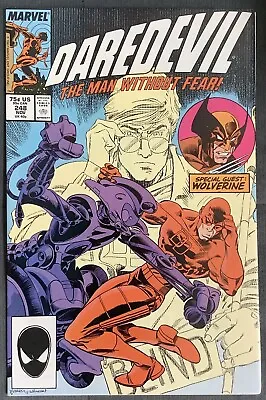 Buy Daredevil #248 (1987, Marvel) Wolverine Appearance. NM • 14.38£