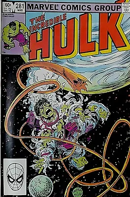 Buy Incredible Hulk Marvel Comic Volume 1 No 281 March 1983 Mantlo Buscema Sinnott • 4.10£