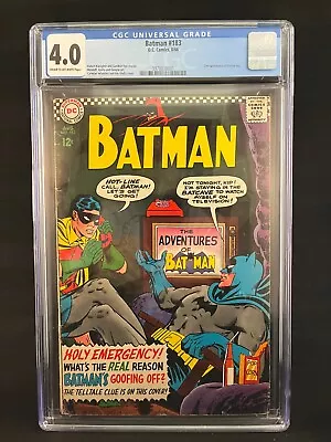 Buy Batman #183 (CGC 4.0) 2nd Appearance Of Poison Ivy 1966 • 71.95£