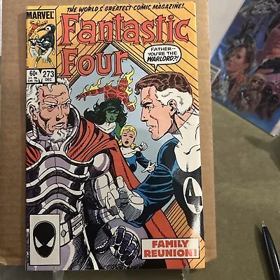 Buy Fantastic Four 273 NM/NM+ 1st Full App Of Nathaniel Richards Key! 2 Copies!! • 15.02£