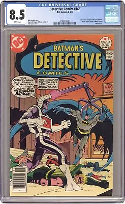 Buy Detective Comics #468 CGC 8.5 1977 4199574007 • 40.51£