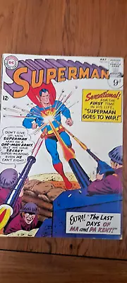 Buy Superman  No.161  Silver Age 1963 Fn. Condition.  Death Of The Kents • 30£