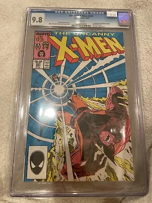 Buy X-Men #221. 1st App. Of Mr. Sinister. CGC 9.8 White Pages. Marvel 1987. • 227.94£