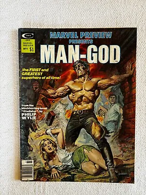 Buy Marvel Bronze Age - MARVEL PREVIEW #9 1976 MAN-GOD/Earl Norem/Rich Buckler - VG+ • 5£