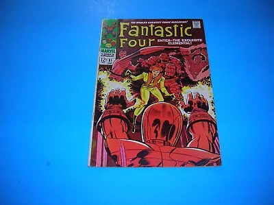 Buy Marvel Comic  -  Fantastic Four  -  Issue #81  -  1968 • 19.99£