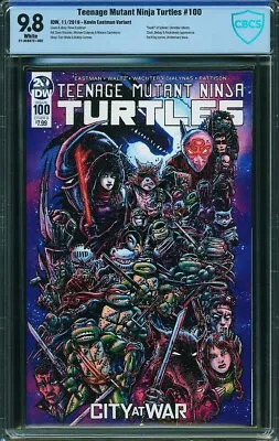 Buy Teenage Mutant Ninja Turtles #100 Eastman Variant CBCS 9.8 B Cover White Pages • 39.18£