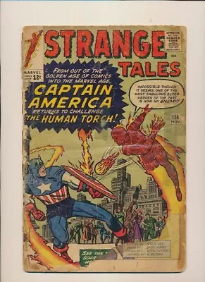 Buy Strange Tales 114 1st S.A. Captain America 3rd Dr Strange App Complete Reader • 39.53£