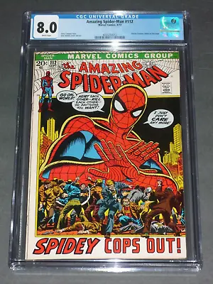 Buy CGC 8.0 WP - Amazing Spiderman #112 Doc Oct • 119.92£
