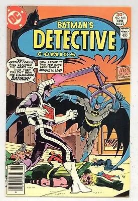 Buy Detective Comics 468 FVF Rogers Batman Black Canary Atom Calculator 1977 DC P944 • 15.90£