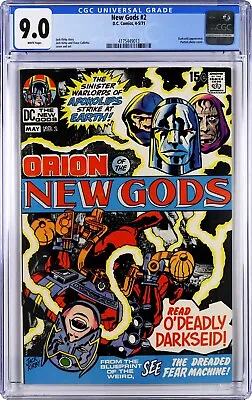 Buy New Gods #2 - CGC 9.0 - White Pages - Darkseid Appearance (1971) • 157.52£