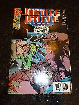 Buy JUSTICE LEAGUE Of AMERICA Comic - No 51 - Date 06/1991 - DC Comics • 6.99£