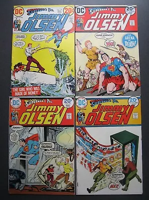 Buy SUPERMAN'S PAL JIMMY OLSEN Lot Of 4 Comics 154 159 162 163 DC 1972 1973 Mid-High • 31.62£