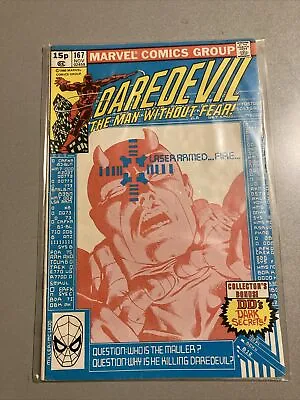 Buy Daredevil #167 Marvel Comic Near Mint Miller Daredevil November 1980 • 6.90£