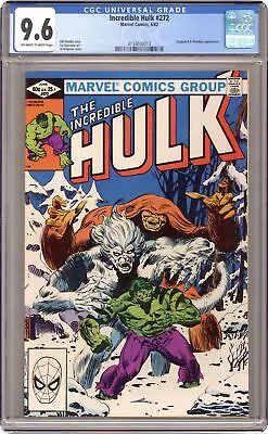 Buy Incredible Hulk #272 CGC 9.6 1982 4134026013 • 114.64£