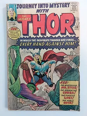 Buy Journey Into Mystery With Thor 1964 Issue 110 Missing Add Page Stories Complete • 25£