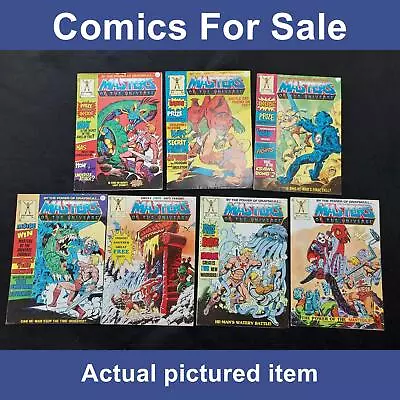 Buy Masters Of The Universe Comics X 7 - #3 #6 #7 #14 #29 #31 #32  - Mattel UK 1986 • 34.99£