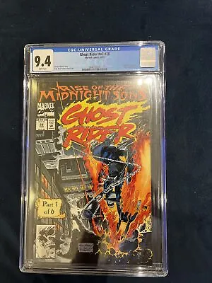 Buy Ghost Rider #28 CGC NM/M 9.4 White Pages 1st Midnight Sons Lilith! Marvel 1992 • 78£
