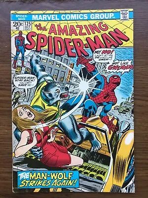 Buy The Amazing Spider-Man 125    Second Appearance And Origin Man-Wolf • 50.05£