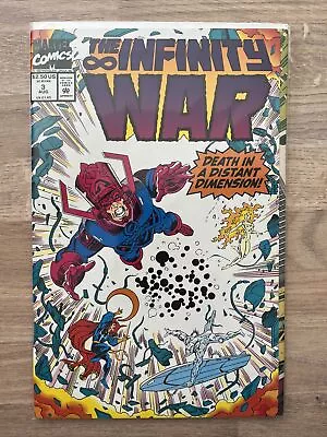 Buy Marvel Comics The Infinity War #3 1992 Galactus Cover • 11.99£