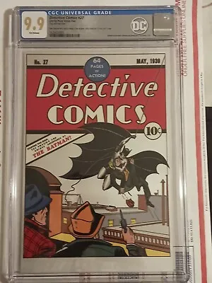 Buy Detective Comics #27 2018 Pure Silver Foil 35g .999 Fine Silver NZMINT CGC 9.9 • 276.06£