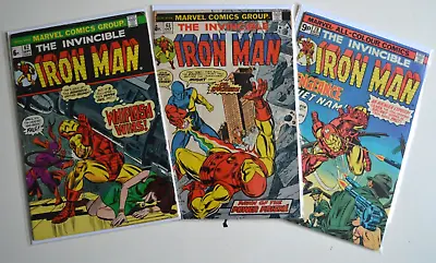 Buy Iron Man (vol.1) #62, #63, #78 (1968-1996) F To FN+ • 18£