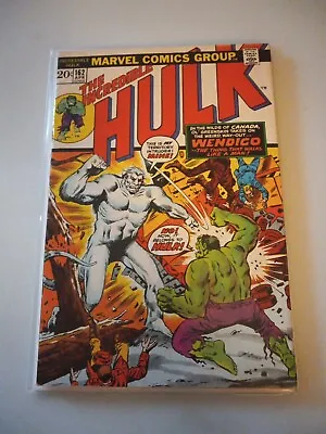 Buy Incredible Hulk 162 1st App Wendigo Beast Herb Trimpe Flesh Eater Steve Engleha • 94.60£