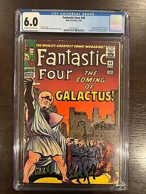 Buy Fantastic Four 48 CGc 6.0 OW 1966 Marvel Comics 1st Silver Surfer • 1,581.22£