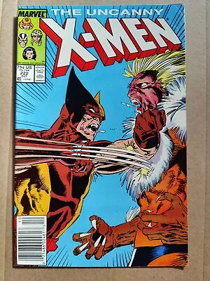 Buy Uncanny X-Men # 222 (1987) FN+ Newsstand Wolverine Vs Sabretooth Cover Marvel  • 7.24£