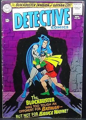 Buy Detective Comics #345 5.0 Vg+ 1965 Silver Age First Appearance Blockbuster! • 19.77£
