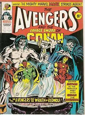 Buy Marvel UK, Avengers, Savage Sword Of Conan, #125, 1976 • 2.30£