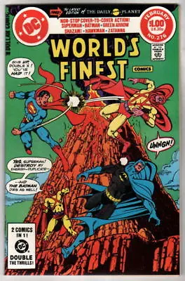 Buy WORLD'S FINEST COMICS 276 Batman Superman 1982 Zatanna Arrow Hawkman Shazam • 18.97£