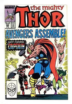 Buy Thor #390 VF- 7.5 1988 1st Time Steve Rogers Lifts Mjolnir • 17.39£