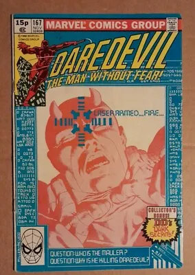 Buy Daredevil #167 - Marvel Comics  - 1980 • 7£