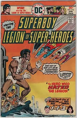 Buy Superboy Comic Book #216 DC Comics 1976 GOOD+ • 3.02£