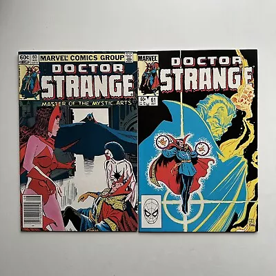 Buy Marvel Comics Doctor Strange #60 & 61 Key Origin Of Vampires 1983 Blade • 16.21£