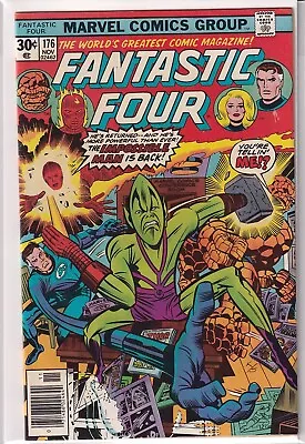 Buy 26564: Marvel Comics FANTASTIC FOUR #176 Fine Plus Grade • 7.19£