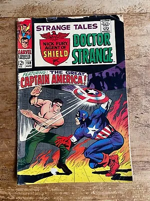 Buy Strange Tales #159 Marvel 1967 1st App Of Contessa Valentina Captain America ; • 13.45£