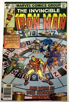 Buy Iron Man #123 1979 Alcoholism Storyline Begins Fine/Very Fine Demon In A Bottle • 6.30£