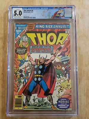Buy Marvel Thor King-Size Annual 6 CGC 5.0 Custom Label Guardians Of The Galaxy • 87.08£