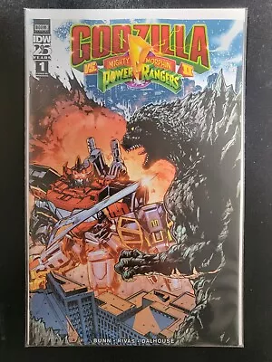 Buy Godzilla Mighty Morphin Power Rangers Ii #1 - Rare 1:10 Prasetya Variant - Idw • 9.95£