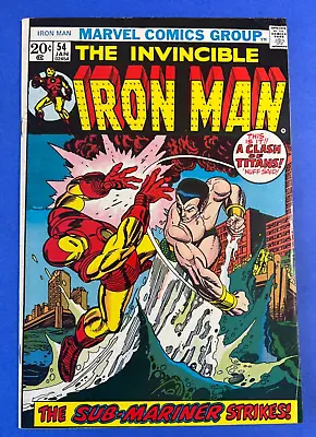Buy Invincible Iron Man #53 Comic Book 1st App Moondragon 1973 FN+ • 47.63£