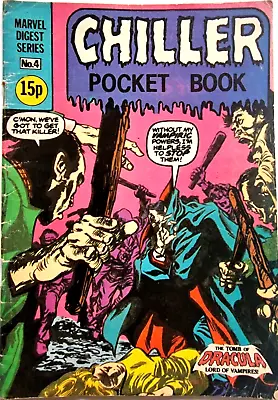 Buy Chiller 4 Comic Pocket Book Marvel Digest Series Dracula • 6.99£