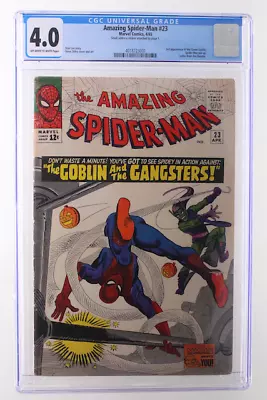 Buy Amazing Spider-Man #23 - Marvel Comics 1965 CGC 4.0 3rd Appearance Of The Green  • 176.14£