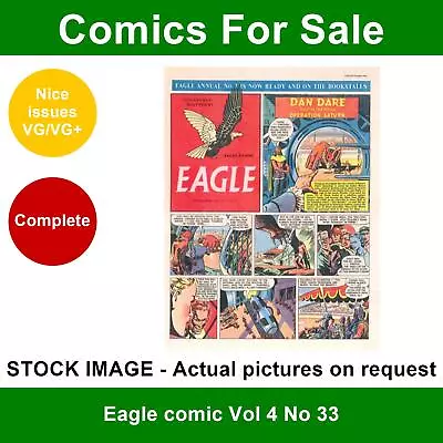 Buy Eagle Comic Vol 4 No 33 - VG/VG+ - 20 November 1953 • 5.99£