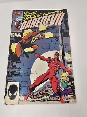 Buy 1987 Jan Issue 238 Marvel Daredevil It Comes With The Claws Comic Book  • 7.90£