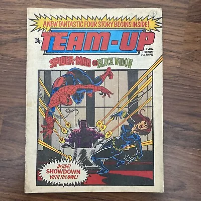 Buy Marvel Team-Up #21 Marvel UK Magazine January 19 1981 Spider-Man Black Widow • 10.42£