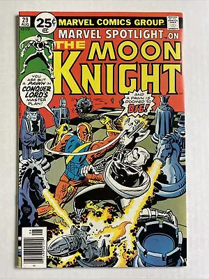 Buy Marvel Spotlight Moon Knight 29 VF/NM 1976 Comic Chess Cover • 78.84£