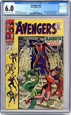 Buy Avengers #47 CGC 6.0 1967 3846746001 1st App. Dane Whitman • 195.20£